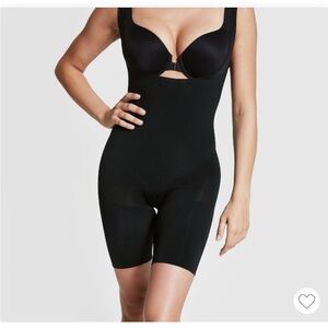 Assets By Spanx Black Shapewear Bodysuit